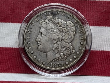 1883-S Morgan. Semi-Key. Nice detail.
