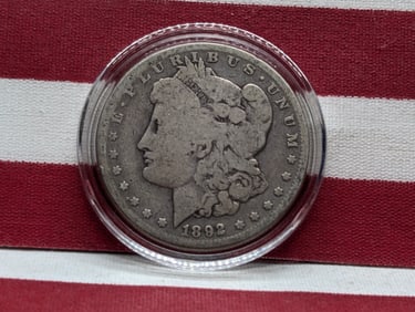 1892-S Morgan. Semi-Key. Original KEY. Expensive date in high grade.