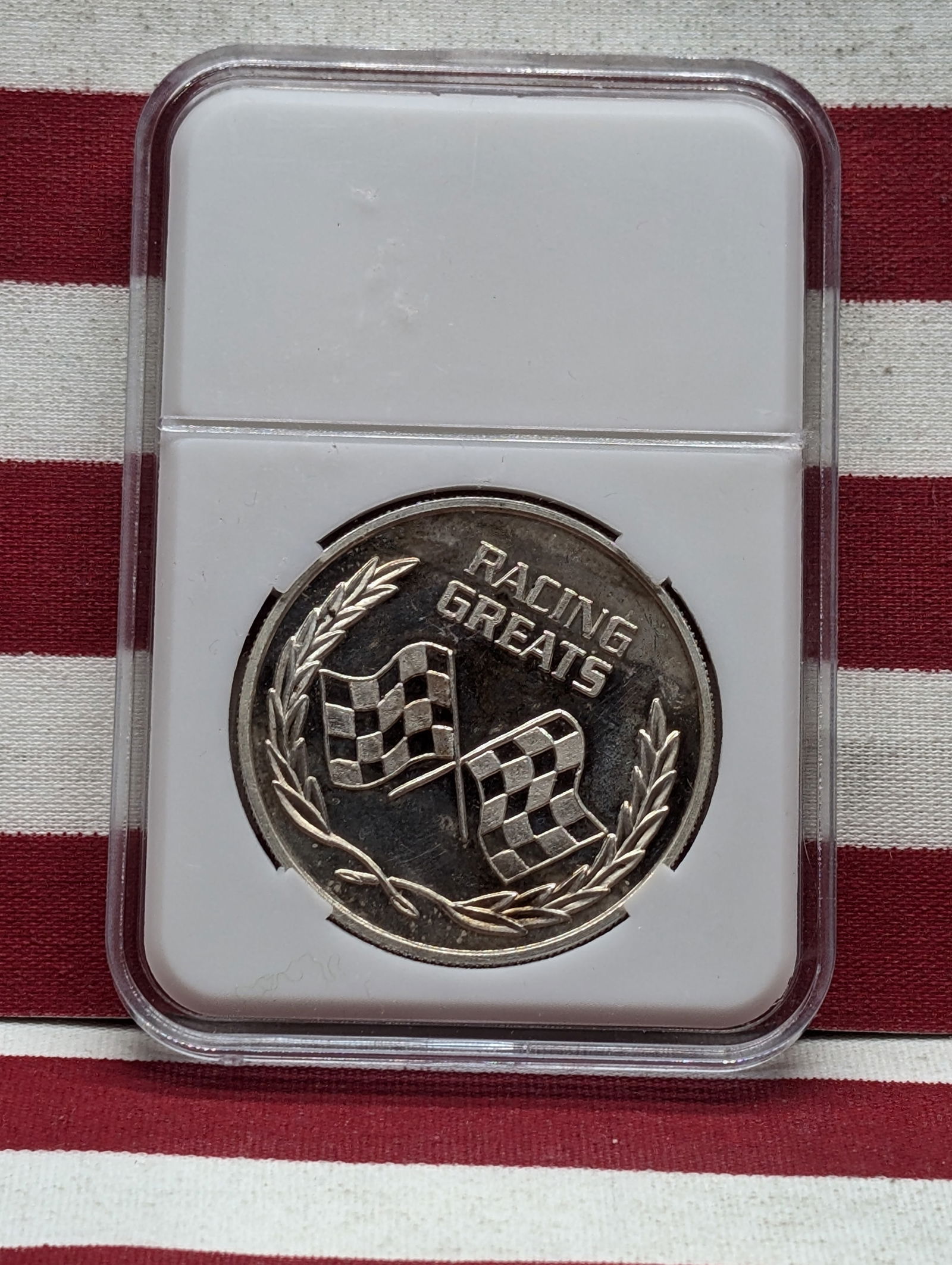 All Star Race Drive Richard Petty .999 one ounce silver round. Proof like. (1 of 3)