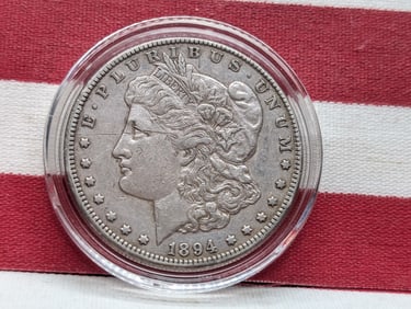1894-O Morgan Dollar XF detail. Very hard to find in high grade.