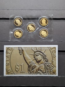 Presidential Dollar Collection in Gem Proof Condition