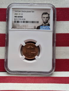 2021-D Lincoln Shield Cent - NGC MS68 RD: 2021-D Lincoln Shield Cent - NGC MS68 RD