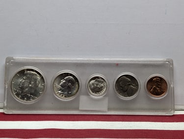 1964 Year Coin Set in Case
