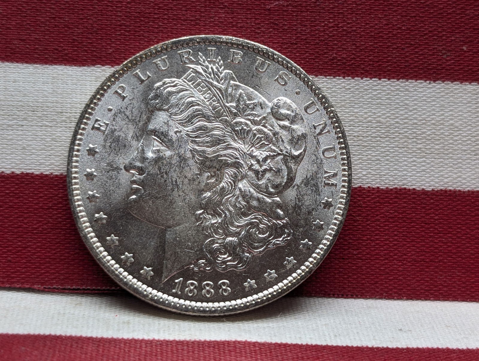 **GEM BU** 1888-O Morgan Silver Dollar (1 of 2)