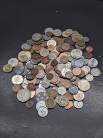 Bag of 1.3 Lbs. of Various Vintage & Modern World Coins