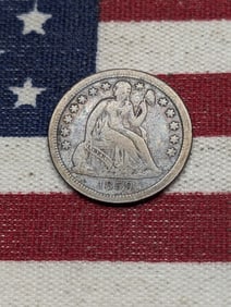 1859-O w/ Stars Seated Liberty Dime **VF**