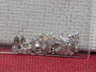 0.65 Ct. Diamond Investment Lot - PRETTY Mixed Shape Diamonds!!