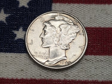 1940 Mercury Silver Dime **GEM BU**