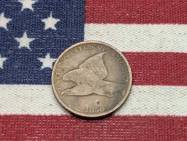 1858 Flying Eagle Cent **VG+**