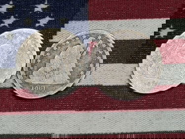 1861 & 1876 Seated Liberty Quarters (2 PCS)