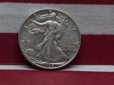 1938-D Walking Liberty Half Dollar **KEY DATE**