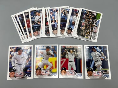 2023 Topps New York Yankees Baseball Team Set W/ Anthony Volpe RC - Aaron Judge