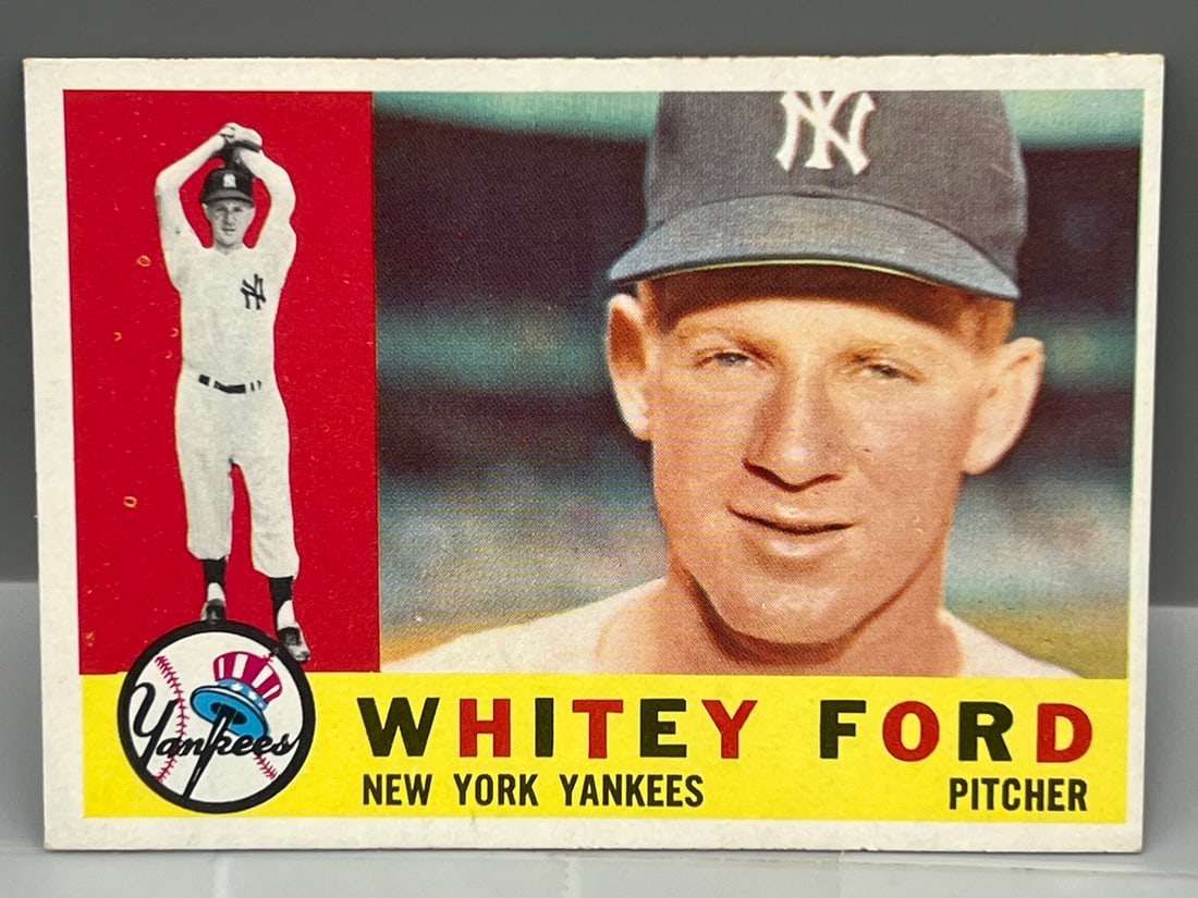 1960 Topps Whitey Ford #35: 1960 Topps Whitey Ford #35