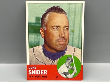 1963 Topps Duke Snider #550