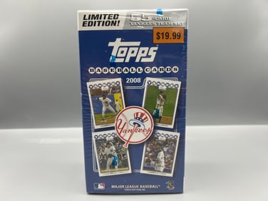 2008 Topps New York Yankees Baseball Limited Edition Factory Sealed Team Set