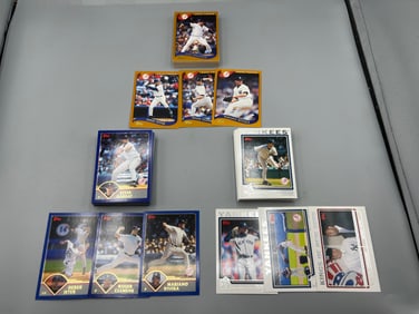 2002, 2003, & 2004 Topps New York Yankees Baseball Team Sets - Derek Jeter, Mariano Rivera, Alex