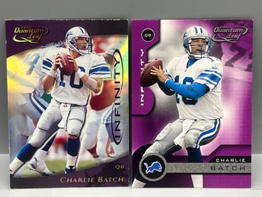 2000 Quantum Leaf Charlie Batch Infinity #20/25 & 2001 Quantum Leaf Charlie Batch Infinity #24/25