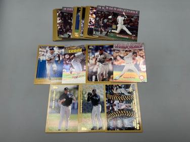 1999 Topps New York Yankees Baseball Team Set - Derek Jeter, Mariano Rivera, Roger Clemens