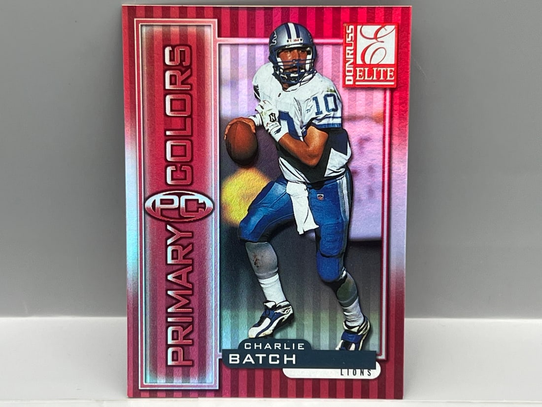 1999 Donruss Elite Charlie Batch Primary Colors #06/25: 1999 Donruss Elite Charlie Batch Primary Colors #06/25