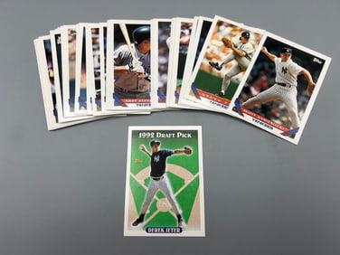 1993 Topps New York Yankees Baseball Team Set W/ Derek Jeter RC