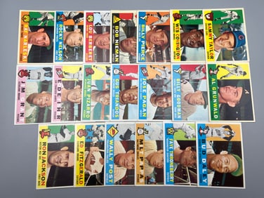 Lot of (20) 1960 Topps Baseball - Varying Conditions