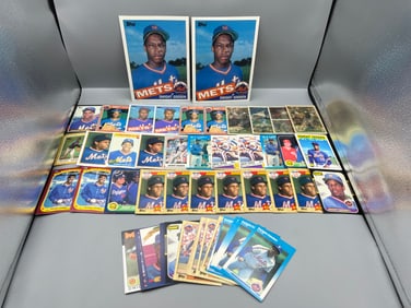 Lot of (52) Dwight Gooden Cards w/8 RCs