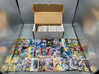 Lot of Approx. (350) Charlie Batch Base, Parallel, Refractor, & Insert Football Cards