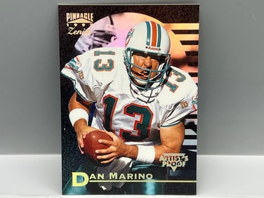 1997 Pinnacle Zenith Dan Marino Artist's Proof #4