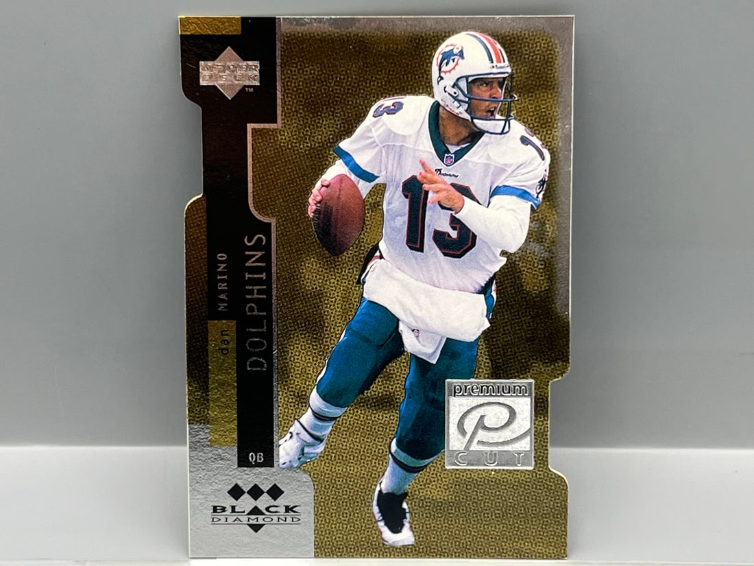 1998 Upper Deck Black Diamond Dan Marino Premium Cut Triple Diamond Premium Cut #PC13 - Tough pull: 1998 Upper Deck Black Diamond Dan Marino Premium Cut Triple Diamond Premium Cut #PC13 - Tough pull