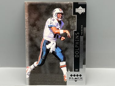 1998 Upper Deck Black Diamond Dan Marino Quadruple Diamond SP #12 - Tough pull
