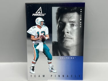 1997 Pinnacle Dan Marino/Troy Aikman Team Pinnacle Mirrors Insert #1