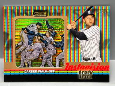 2017 Topps Stadium Club Derek Jeter Instavision Gold #/50