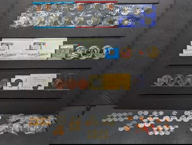 HUGE!! Grab Bag of Various Vintage & Modern U.S. Coins, & Tokens - Including Three 1 Oz. Each .999