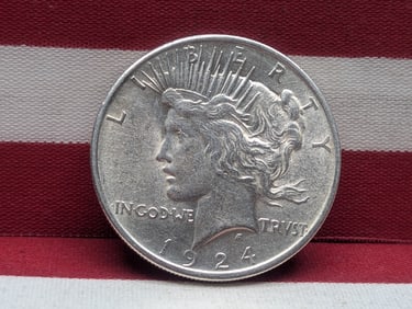 1924 Peace Dollar