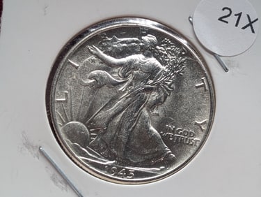 1945 Walking Liberty Half Dollar