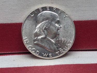 1955 Franklin Bugs Bunny Silver Half Dollar