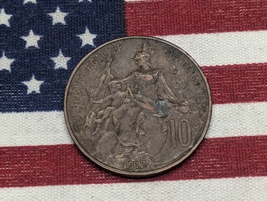 1917 France 10 Centimes