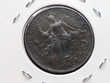 1917 France 5 Centimes