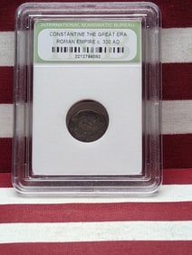 c. 330 AD Constantine the Great Era Roman Empire Coin - INB Cert.