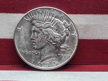 1935 Peace Silver Dollar