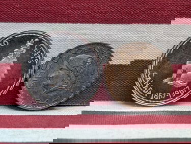 1944 Mexico 5 Centavos & 1867-1967 PROOF Canada 50 Cents 80% Silver (2 PCS)