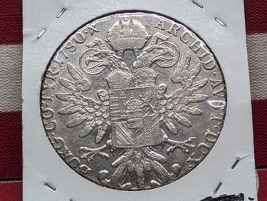 1780 Maria Theresa Thaler Silver Bullion Coin