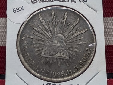 1899 Mexico Un Peso