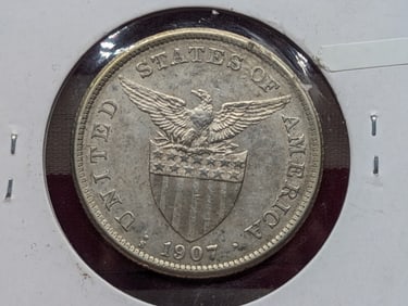 1907-S Philippines One Peso