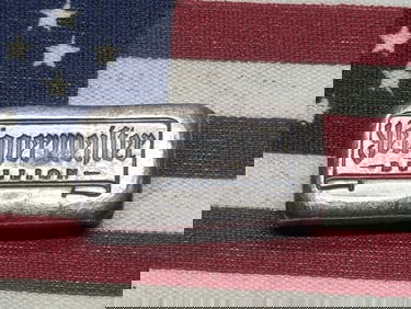 1 Oz. .999+ FINE SILVER Yeagermeister Bullion Designed Art Bar
