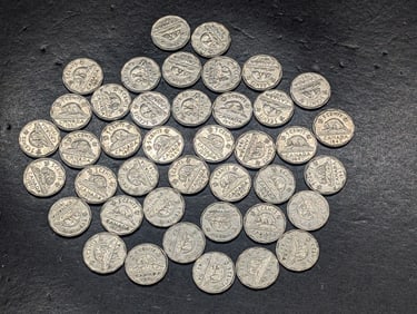 (41) Assorted Canada Nickels