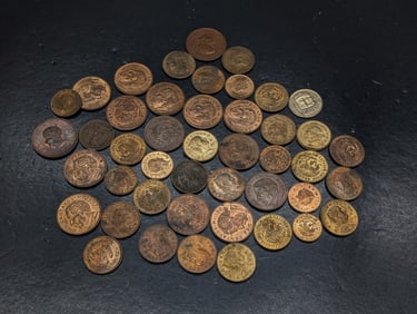 (45) Assorted Mexico Coins