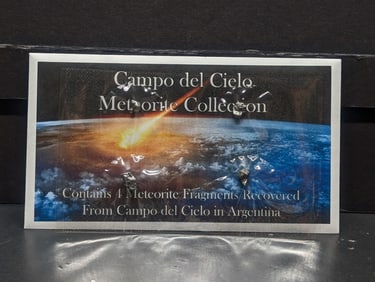 Collection of Meteorites from Campo del Cielo in Argentina - 4 Fragments