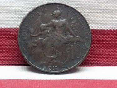 1913 France 10 Centimes
