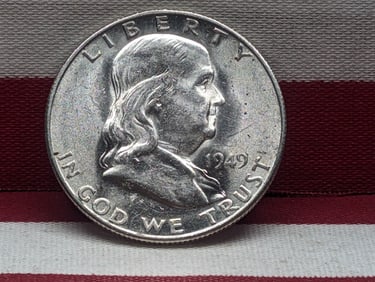 1949-S Franklin Silver Half Dollar **CHOICE BU**